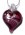 Glass jewellery Molten Heart Pendant