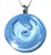 Glass jewellery Molten Roundel Pendant