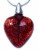 Glass jewellery Dichroic Heart pendant click to see other colours