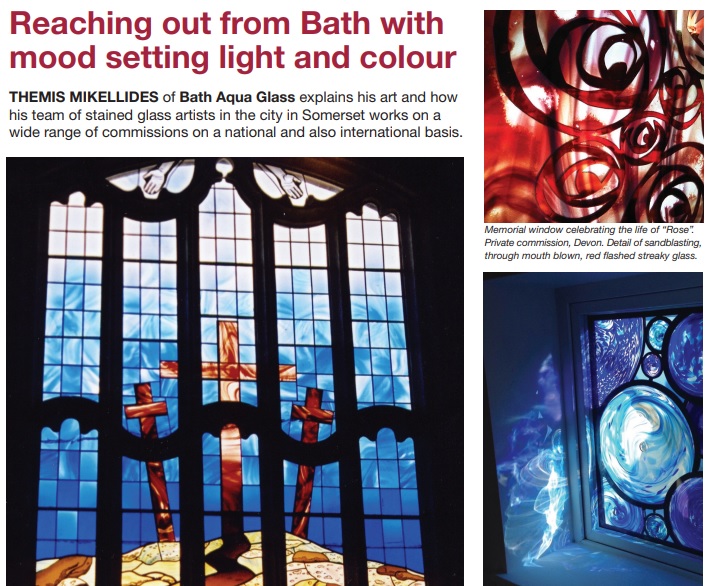 Stained Glass Glazier article