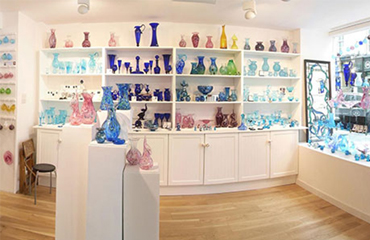 Bath Aqua Glass | Glass Blowing & Stained Glass | Glassware