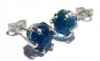 Glass jewellery Molten Clasp Stud Earrings