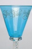 Engraved wine glass example