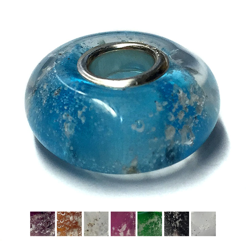 Ashes in Jewellery Glass Bead