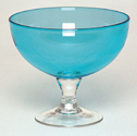 Large Footed Glass  Bowl