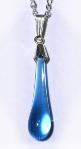 Glass jewellery Molton Drop Pendant click to see other colours