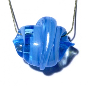 Roman Bead Pendant - Glass Jewellery Handmade in Bath - click to see more colours and buy online
