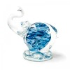 Glass Colours: Clear Aqua Swirl