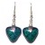 Dichroic Triangle Earrings