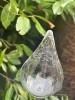 Garden spike glass teardrop  art