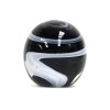 Description: 1 Black with White Swirl