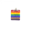Glass Colours: Rainbow,  Mini Sized Hanging: Mini Stripe
