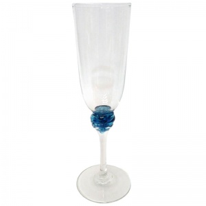 Royal Crescent Champagne Flute - Knop Twist Stemware