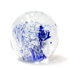 Cobalt and White Large Paperweight