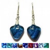 Dichroic Triangle Earrings