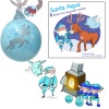 Santa Aqua Bauble and Book