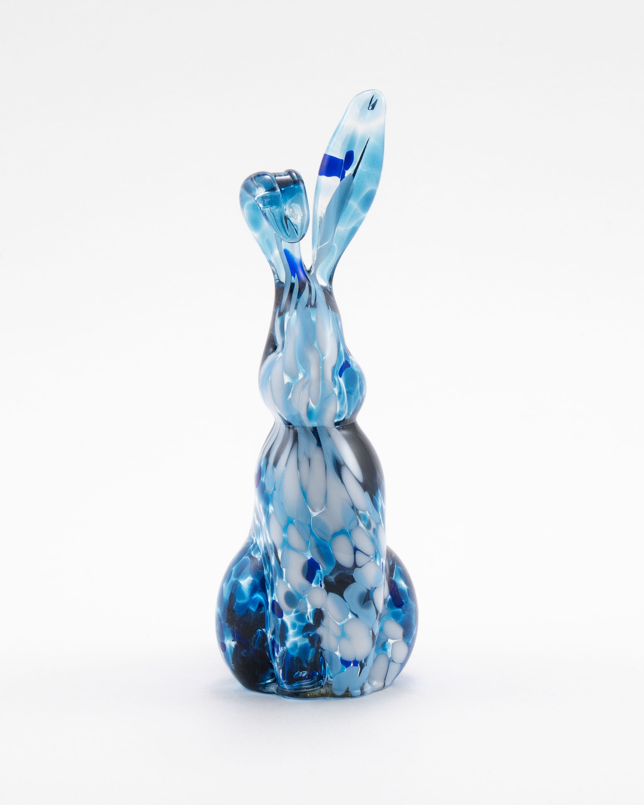 Glass Rabbit Copper Glass Animals | Glass Bunnies