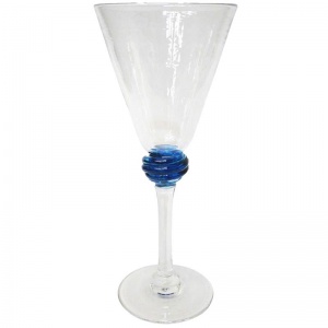 Royal Crescent White Wine Glass - Knop Twist Stemware