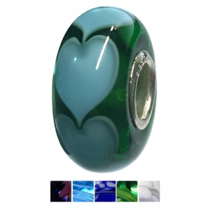 Charm Bead - Heart Design