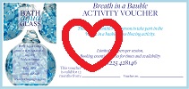 breath in a bauble voucher sample